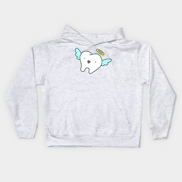 Angel Tooth Kids Hoodie by saradaboru